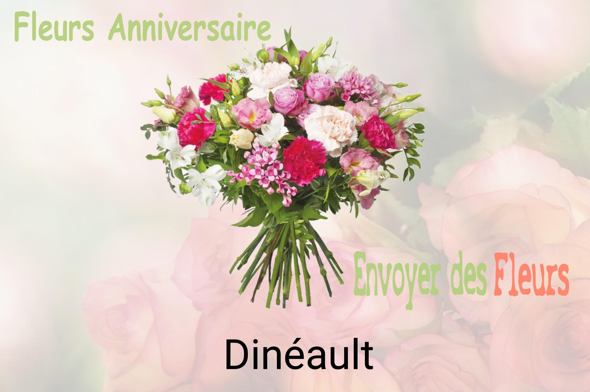 Bouquet de fleurs d’anniversaire livré à Dinéault